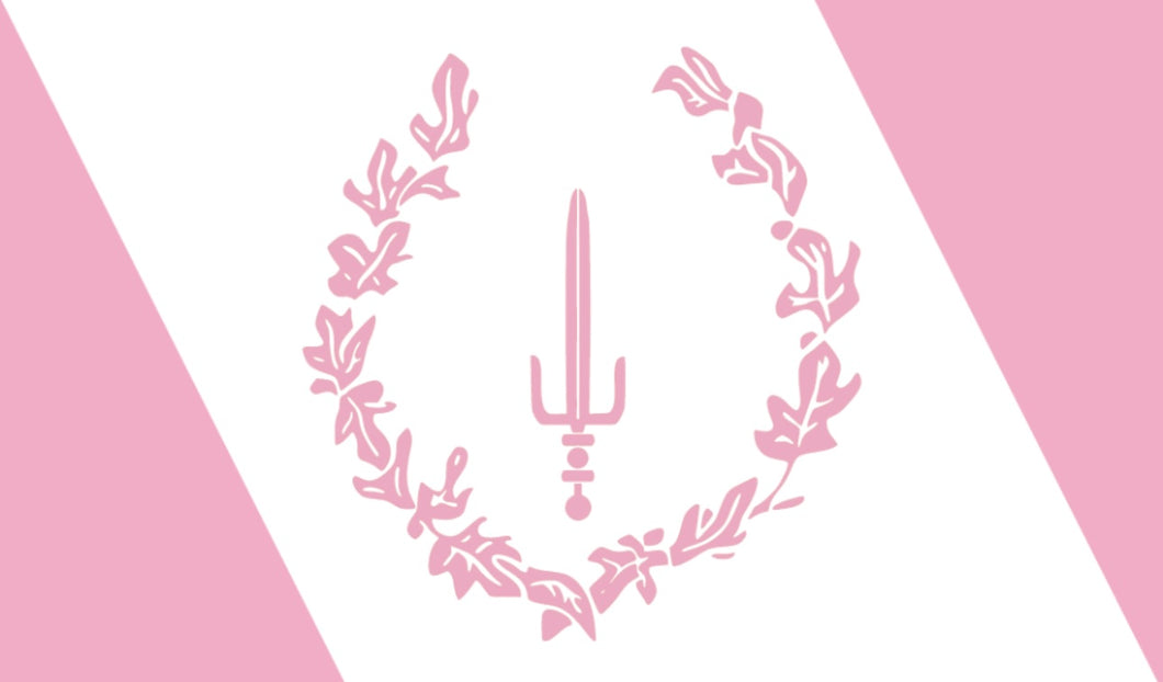 Bby Pink AA Heritage Flag